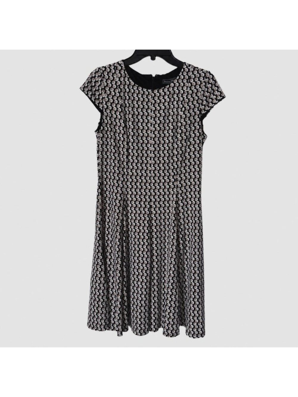 Jessica‎ Howard Women Geometric Dot Print Knee Length Dress Size 8P